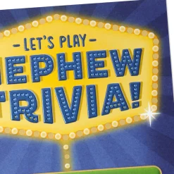 Nephew Trivia Birthday Card