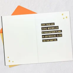 Never Move Your Face Funny Birthday Card