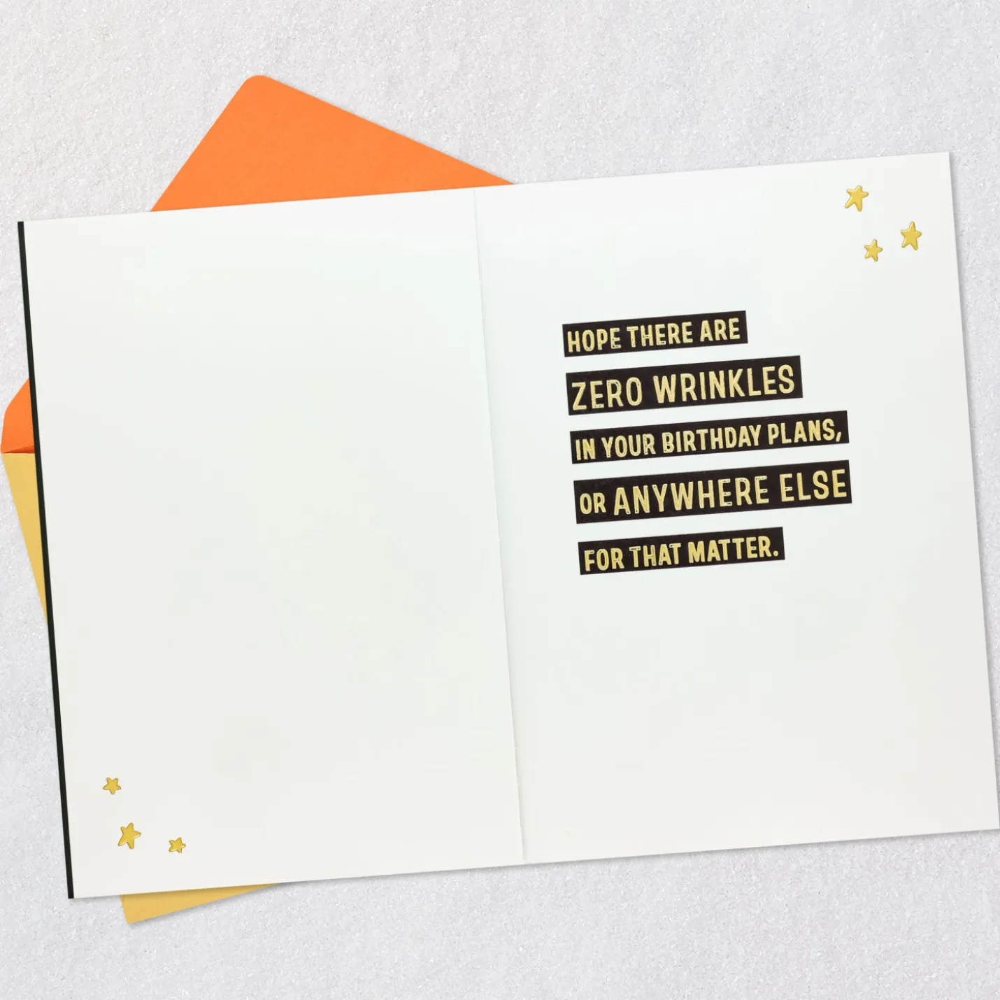 Never Move Your Face Funny Birthday Card