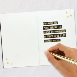 Never Move Your Face Funny Birthday Card