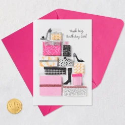 Never Too Many Wishes...or Shoes Birthday Card