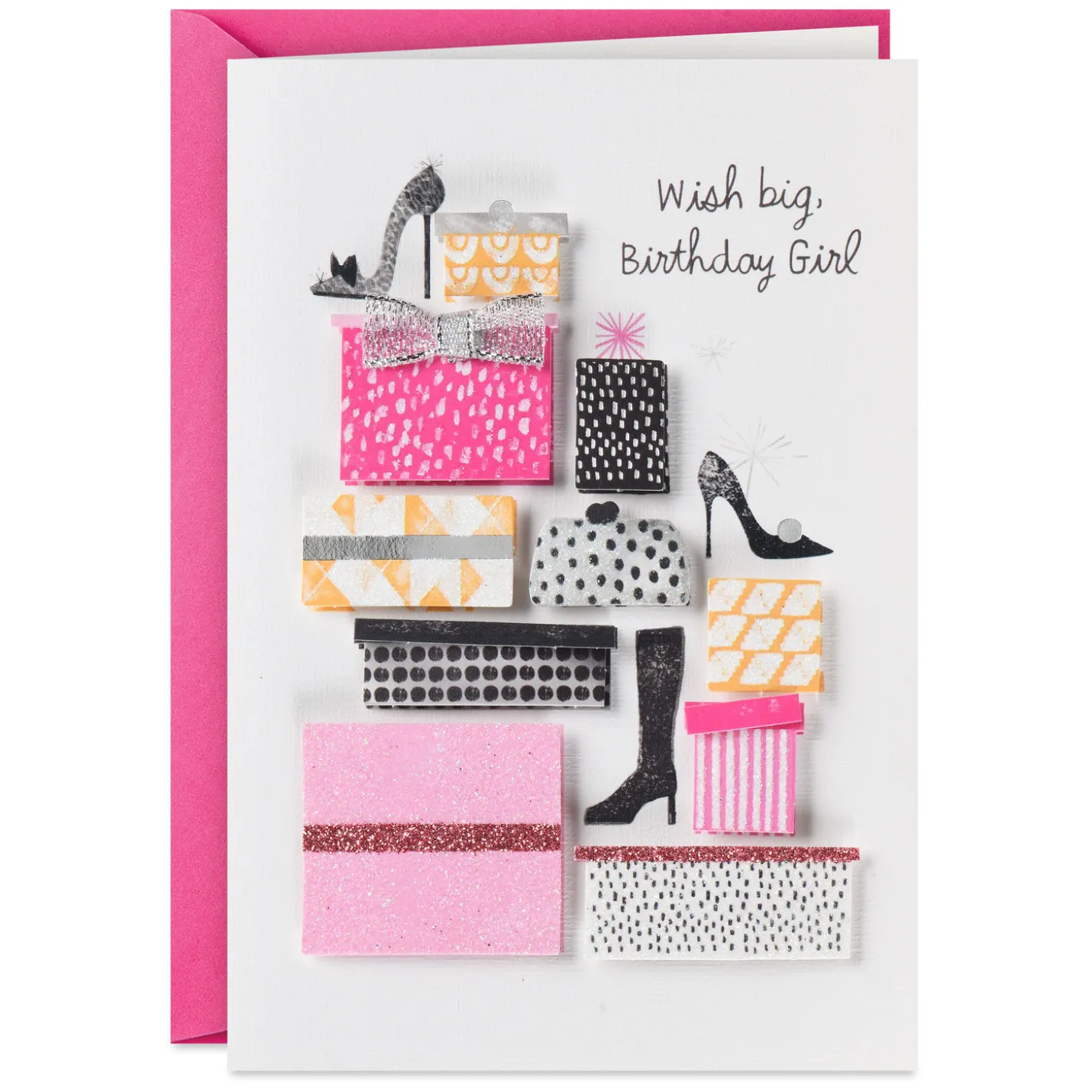 Never Too Many Wishes...or Shoes Birthday Card