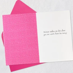 Never Too Many Wishes...or Shoes Birthday Card