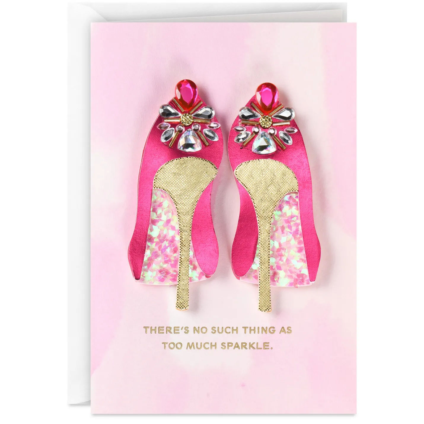 Never Too Much Sparkle Birthday Card