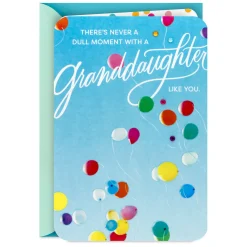 Never a Dull Moment Birthday Card for Granddaughter