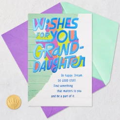 Never Forget How Loved You Are Birthday Card for Granddaughter