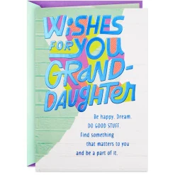 Never Forget How Loved You Are Birthday Card for Granddaughter