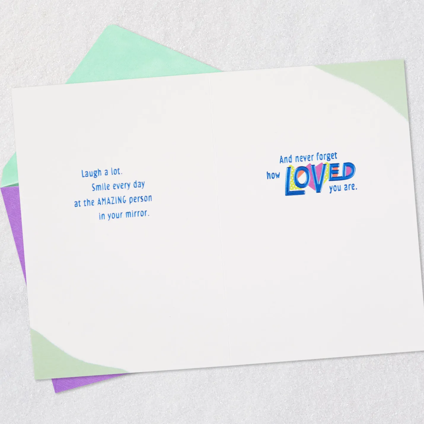 Never Forget How Loved You Are Birthday Card for Granddaughter