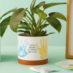 Never Outgrow My Love Planter Handprint Kit