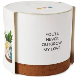 Never Outgrow My Love Planter Handprint Kit