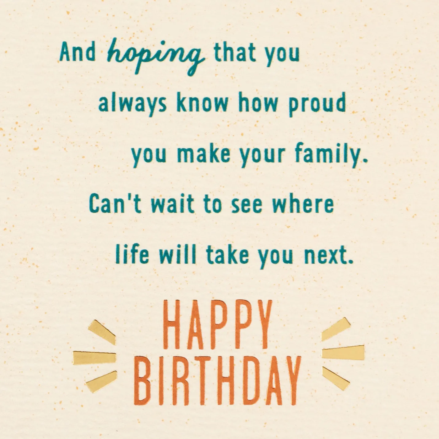 New Adventures and Happiness Ahead 16th Birthday Card for Grandson