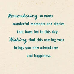 New Adventures and Happiness Ahead 16th Birthday Card for Grandson
