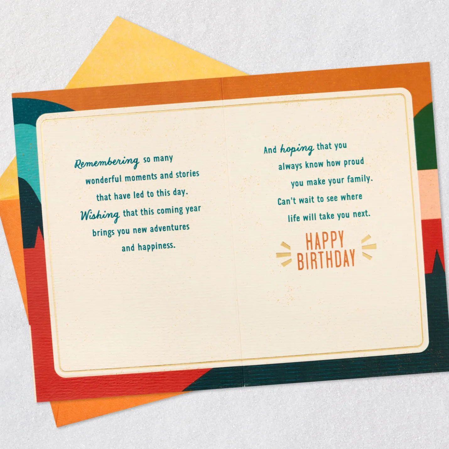 New Adventures and Happiness Ahead 16th Birthday Card for Grandson