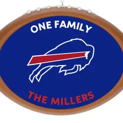 NFL Buffalo Bills Football Personalized Ornament, Custom Text