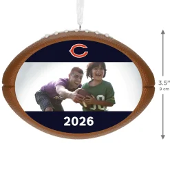 NFL Chicago Bears Football Personalized Ornament, Custom Photo and Text