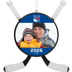 NHL New York Rangers® Hockey Personalized Ornament, Custom Photo and Text