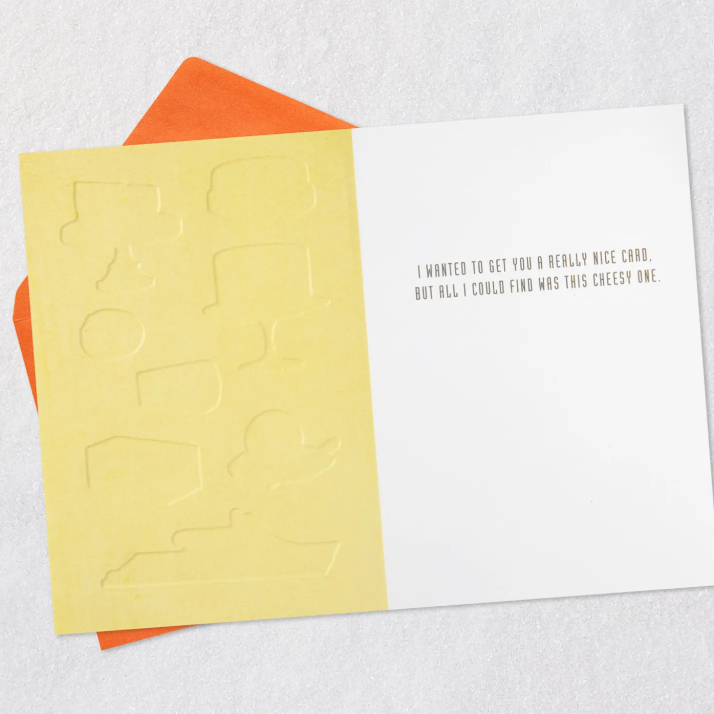 Nice and Cheesy Funny Birthday Card