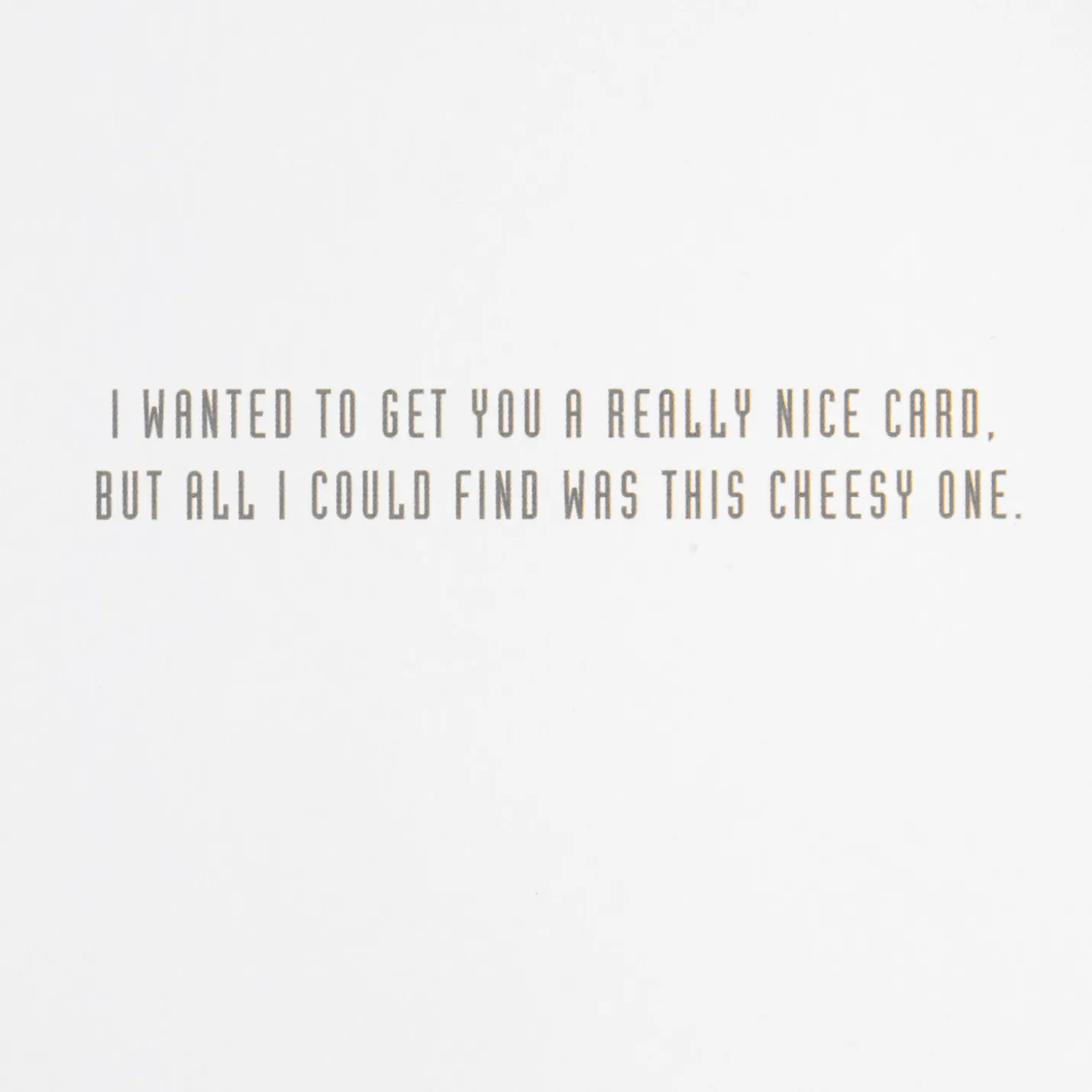 Nice and Cheesy Funny Birthday Card