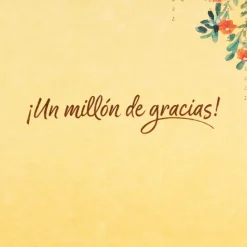 Nice Things Bloom From You Spanish-Language Thank You Card