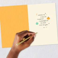 Nice, Sweet and Wonderful Like You Halloween Card for Granddaughter