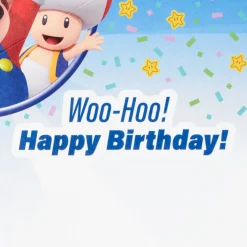 Nintendo Super Mario™ New Year of You Pop-Up Birthday Card for Kids