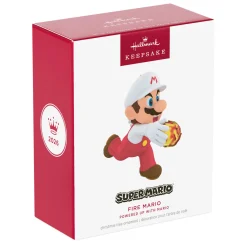 Nintendo Powered Up With Mario Fire Mario Ornament