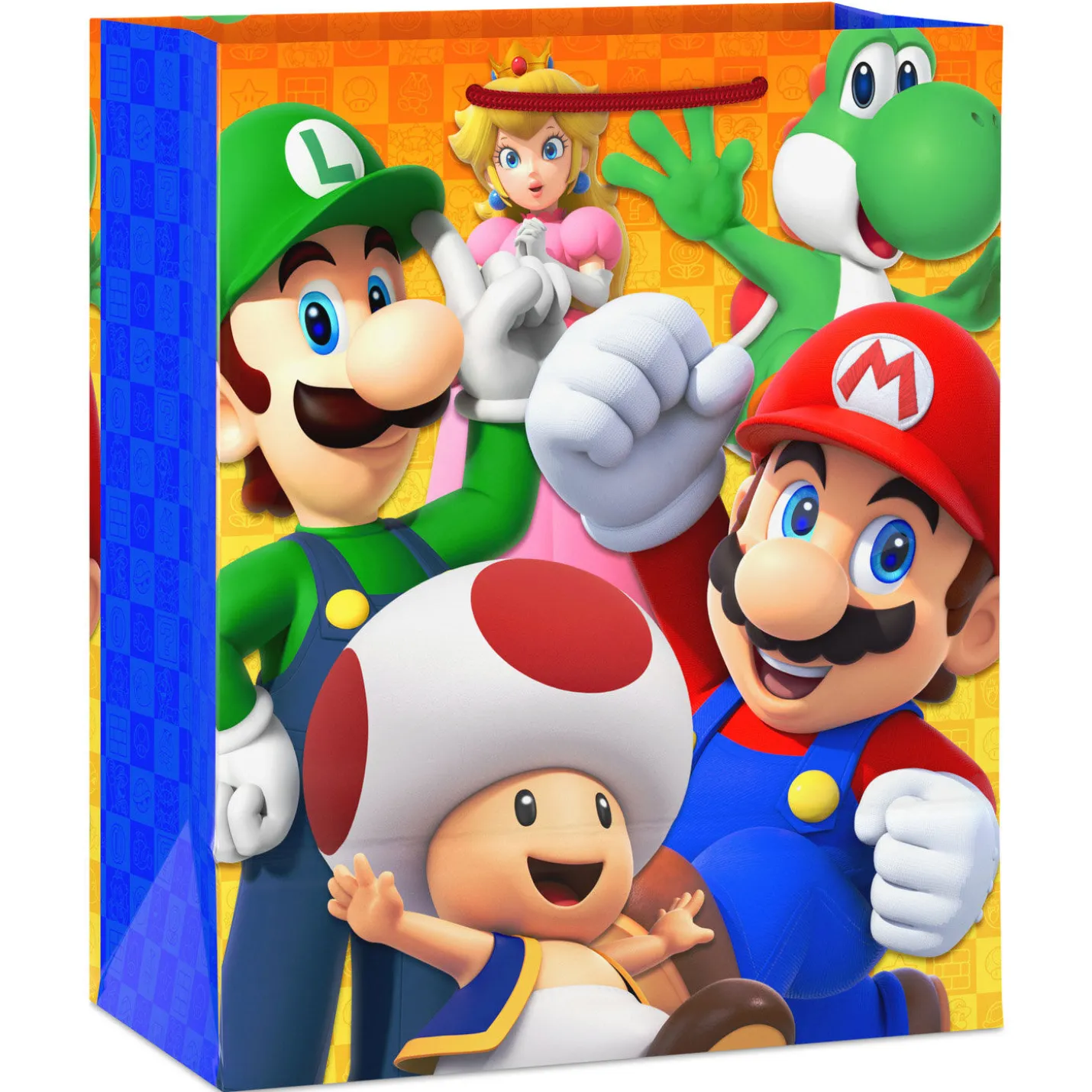 9.6" Nintendo Super Mario™ and Friends Medium Gift Bag