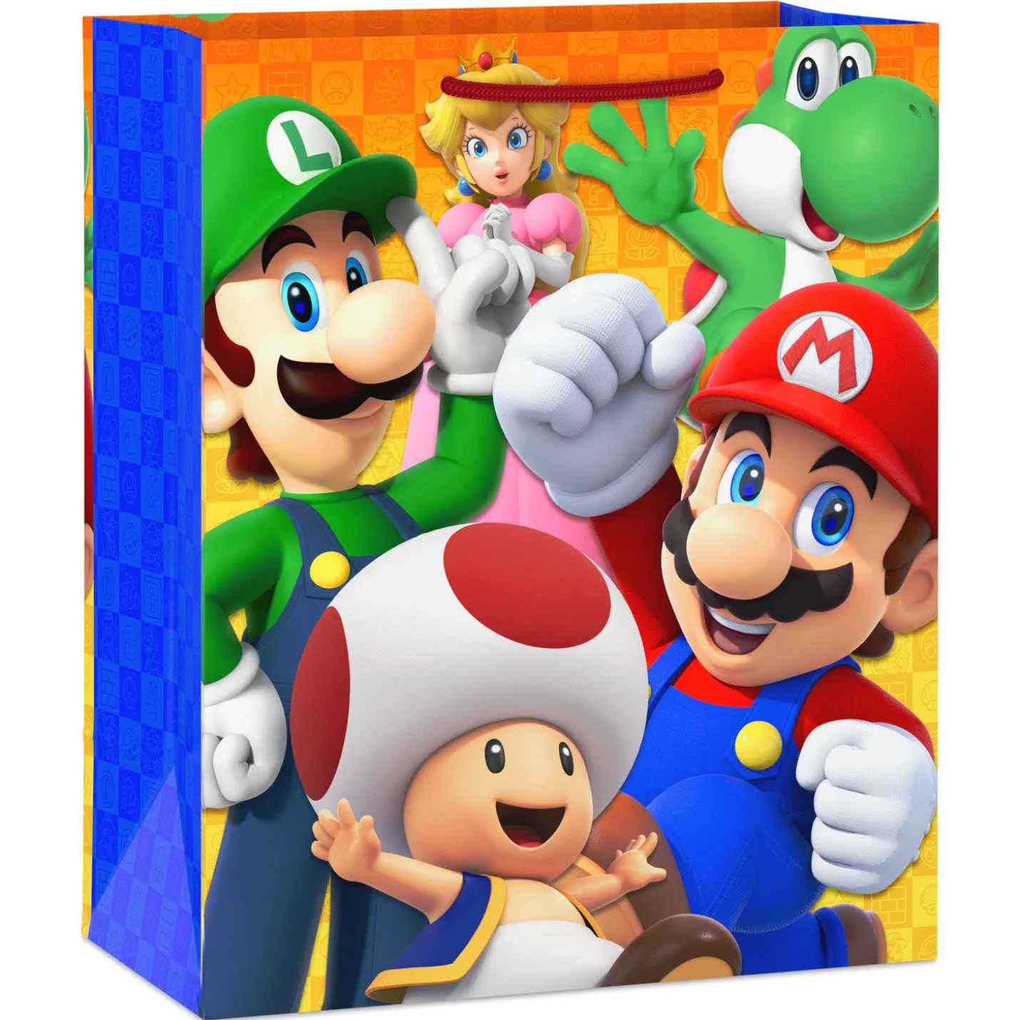 9.6" Nintendo Super Mario™ and Friends Medium Gift Bag