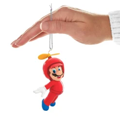 Nintendo Super Mario™ Powered Up With Mario Propeller Mario Ornament