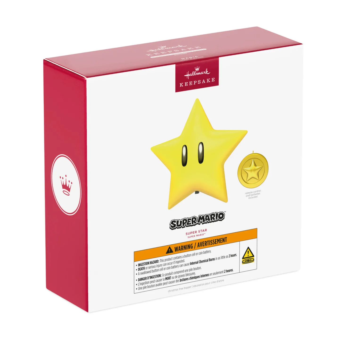 Nintendo Super Mario™ Super Star Tree Topper With Light and Sound