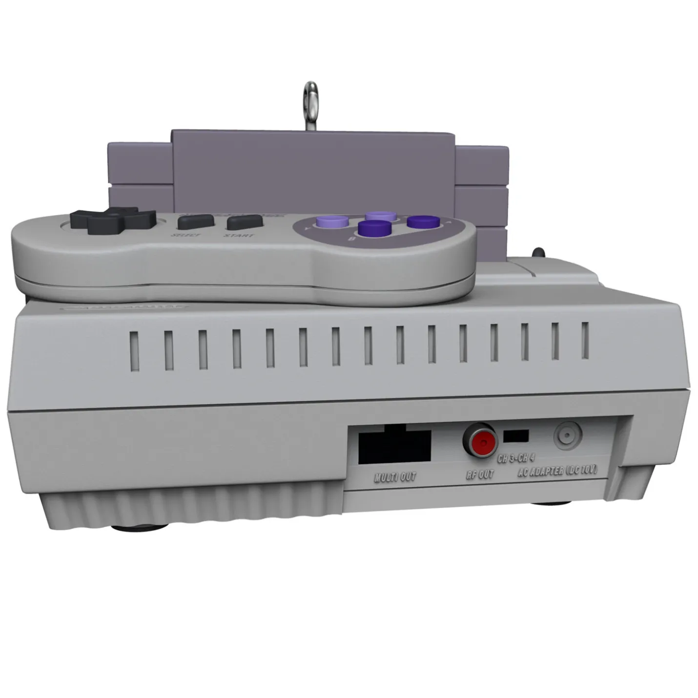 Nintendo Super Nintendo Entertainment System™ Console Ornament With Light and Sound