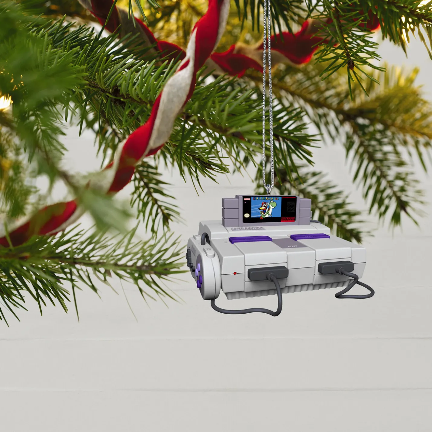 Nintendo Super Nintendo Entertainment System™ Console Ornament With Light and Sound