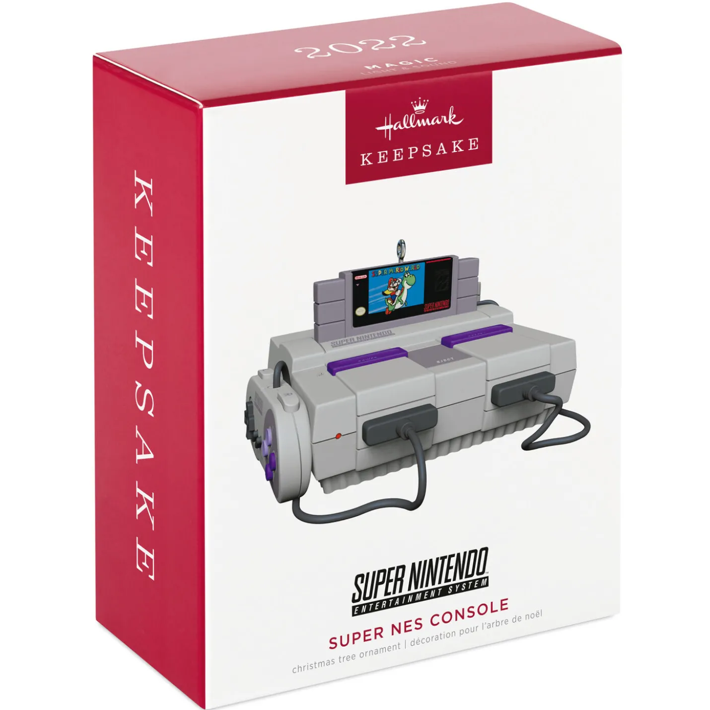 Nintendo Super Nintendo Entertainment System™ Console Ornament With Light and Sound