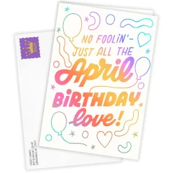 No Foolin' April Love Custom Birthday Card