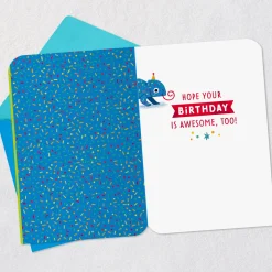 No Hiding Your Awesomeness Chameleon Birthday Card for Grandson