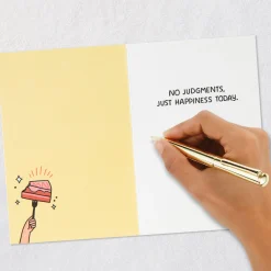 No Judgement Funny Birthday Card