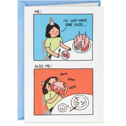 No Judgement Funny Birthday Card