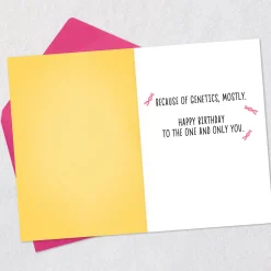 No One Else Could Be You Funny Birthday Card