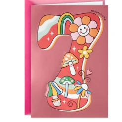 No One Like You Pop-Up 7th Birthday Card With Stickers