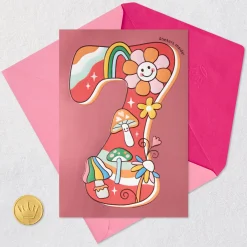 No One Like You Pop-Up 7th Birthday Card With Stickers