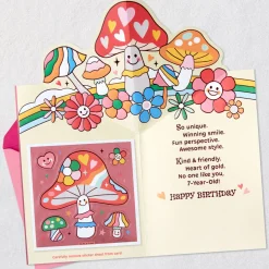 No One Like You Pop-Up 7th Birthday Card With Stickers