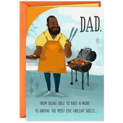 Nobody Throws It Down Like You Birthday Card for Dad
