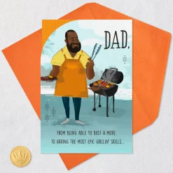 Nobody Throws It Down Like You Birthday Card for Dad