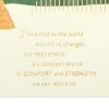 No Matter What Each Year Brings, I Love You. Romantic Birthday Card