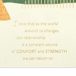 No Matter What Each Year Brings, I Love You. Romantic Birthday Card