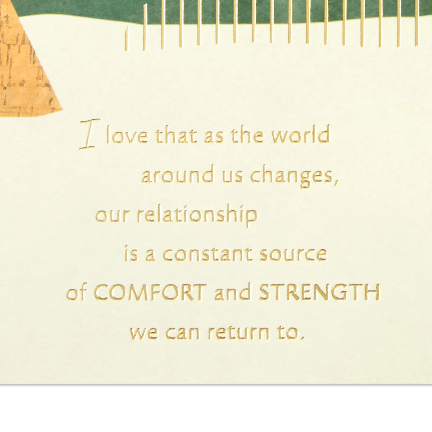 No Matter What Each Year Brings, I Love You. Romantic Birthday Card