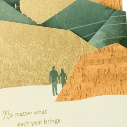 No Matter What Each Year Brings, I Love You. Romantic Birthday Card