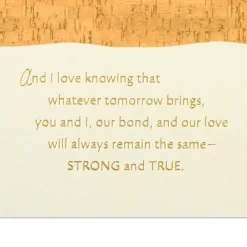 No Matter What Each Year Brings, I Love You. Romantic Birthday Card