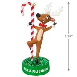 North Pole Dancer Ornament With Sound