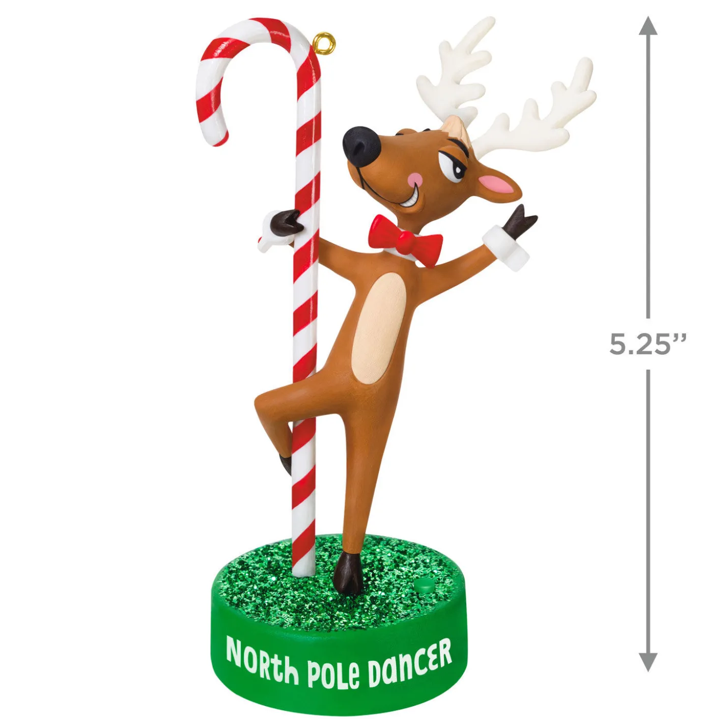 North Pole Dancer Ornament With Sound
